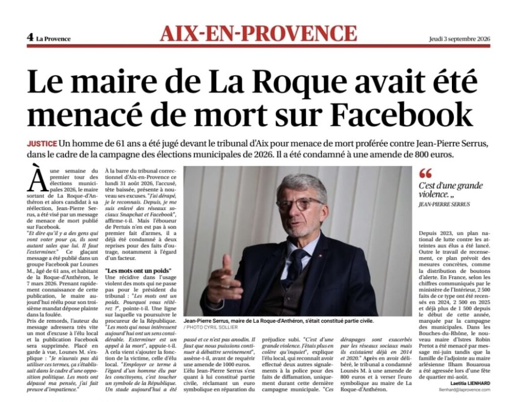 avocat défense menace de mort marseille